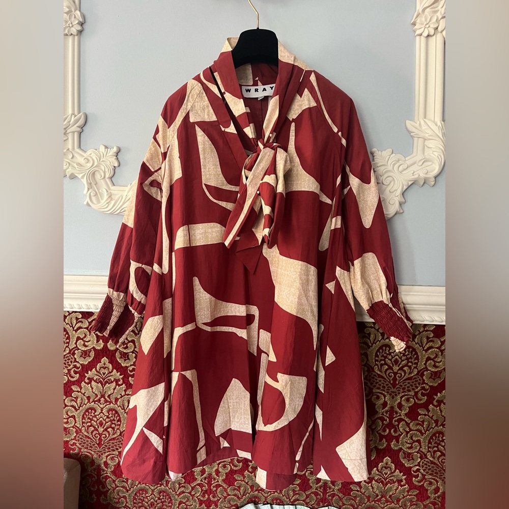 Art Deco Print Wray Mini Dress